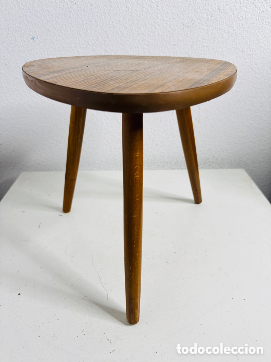 Vintage: Mesita P&uacute;a Vintage 1970s Altura 27 cm