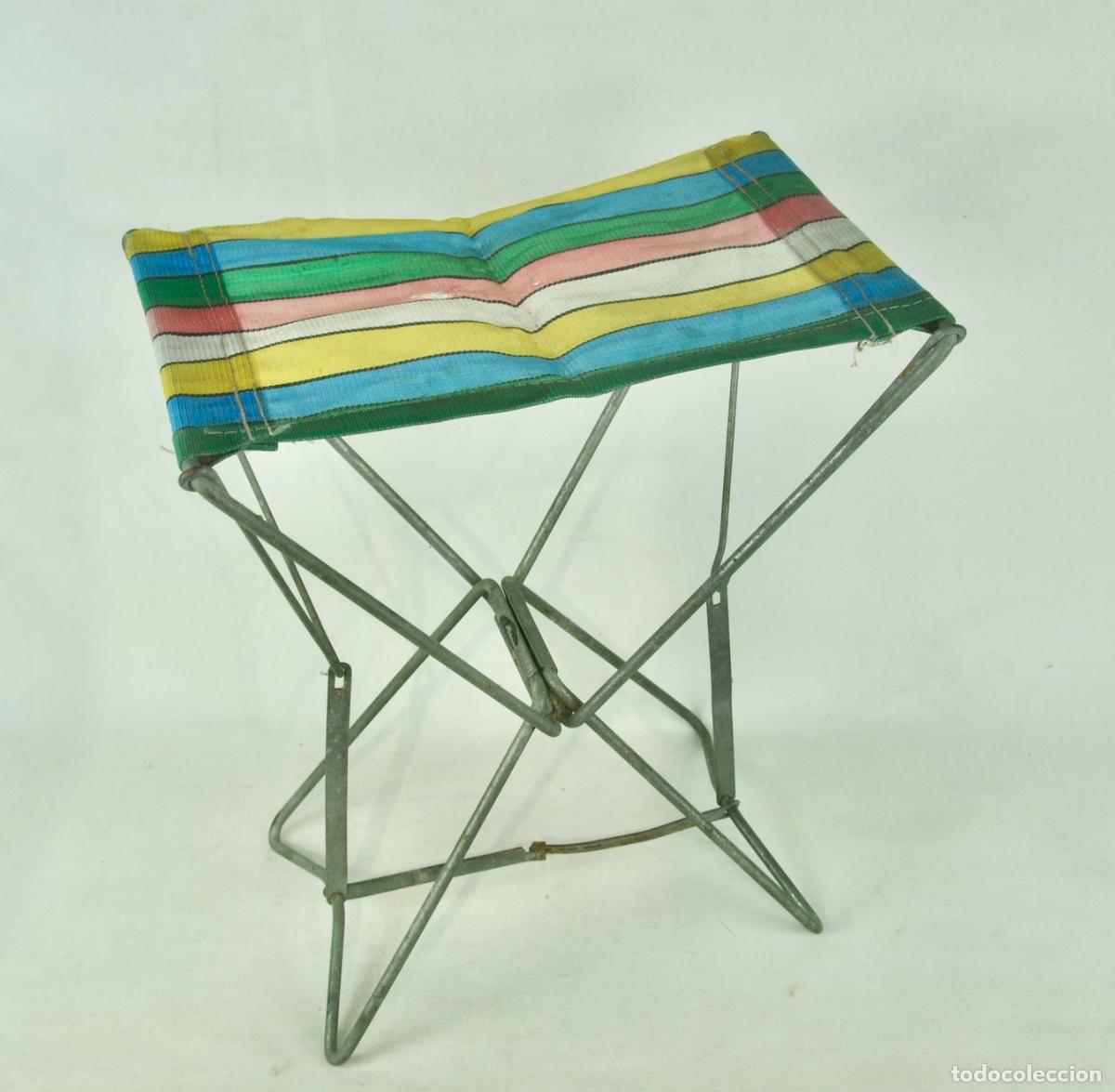 Vintage: Silla de camping varios colores