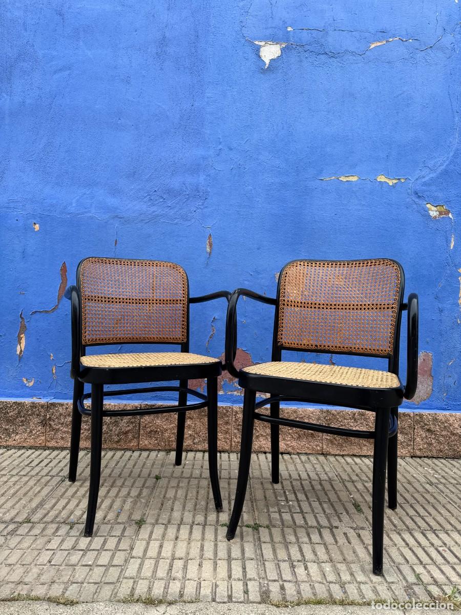 Vintage: Pareja de sillones estilo Thonet