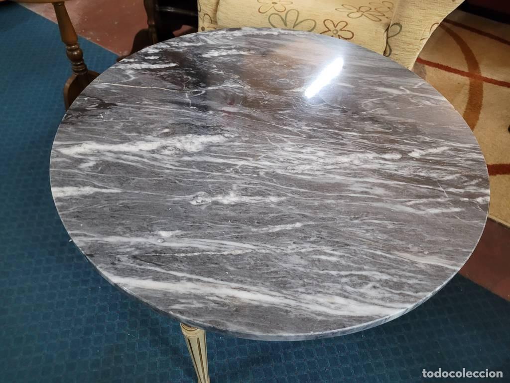 Vintage: MESA DE CENTRO ESTILO LUIS XV - Foto 6