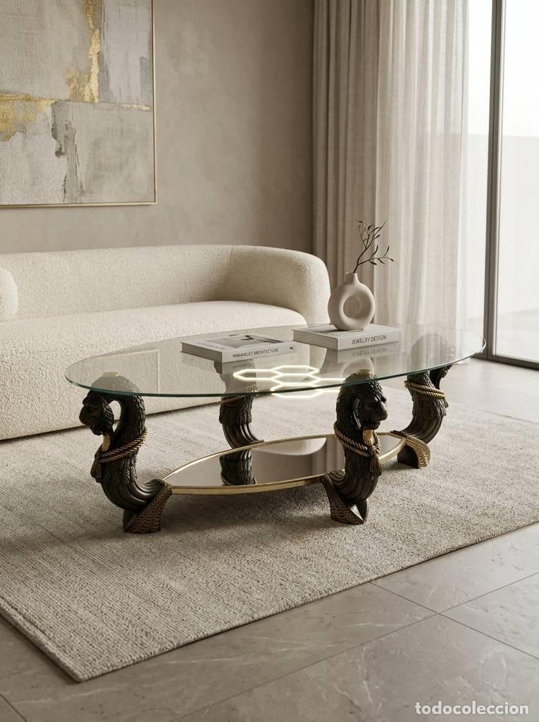 Vintage: MESA ESTILO HOLLYWOOD REGENCY - Foto 1