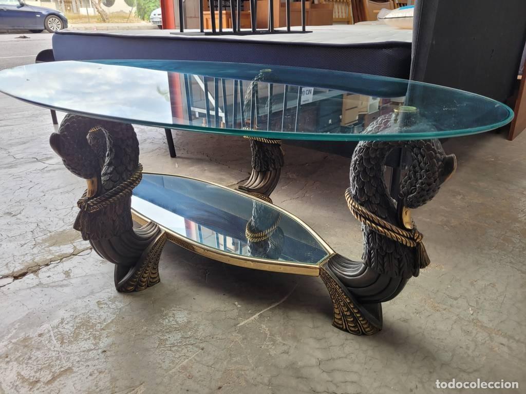 Vintage: MESA ESTILO HOLLYWOOD REGENCY - Foto 3