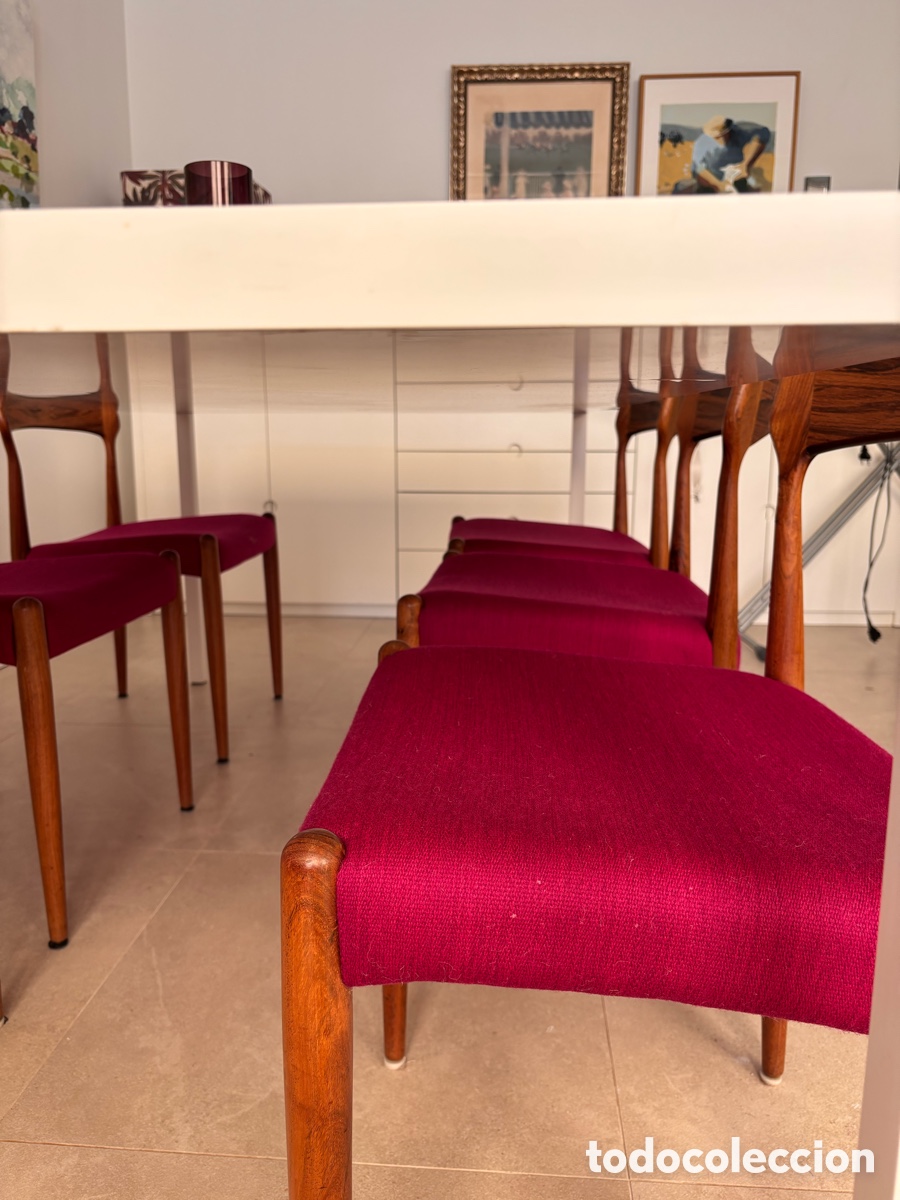 Vintage: Mesa Tense, MDF Italia, en solid surface blanco - Foto 6