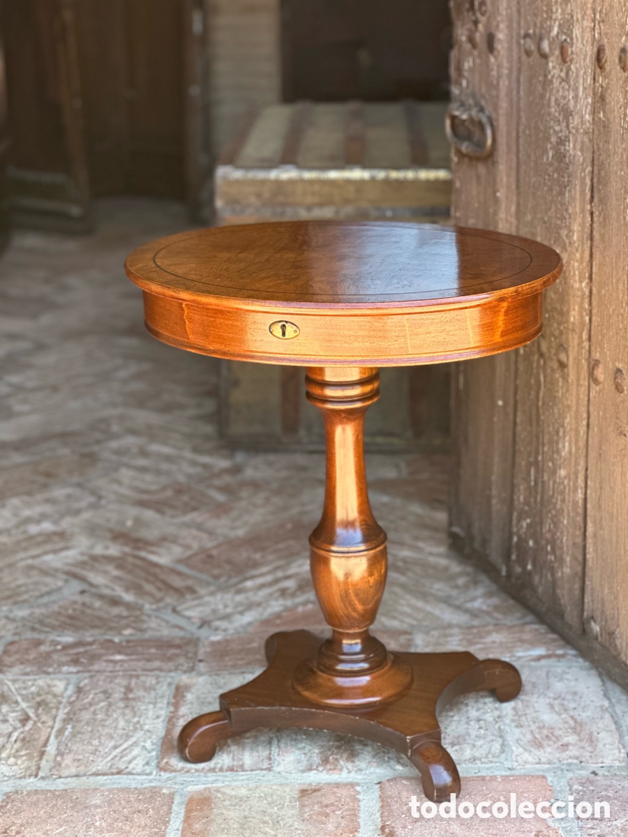 Vintage: Mesa auxiliar costurero - Foto 2