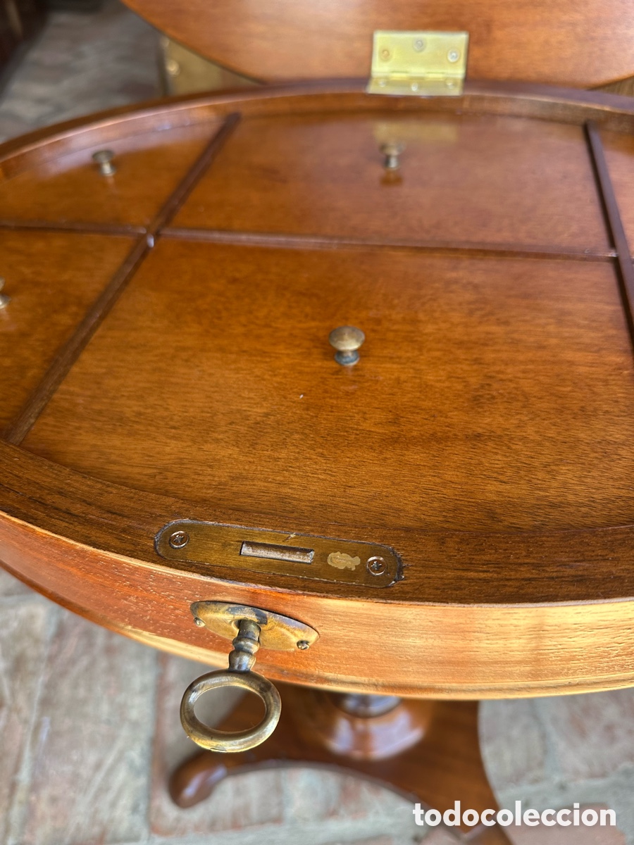 Vintage: Mesa auxiliar costurero - Foto 3