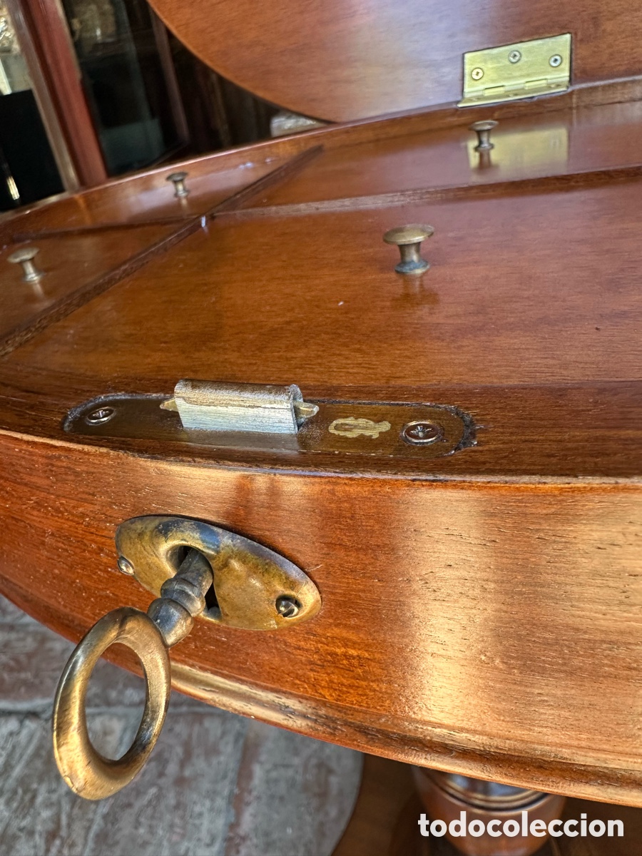 Vintage: Mesa auxiliar costurero - Foto 4