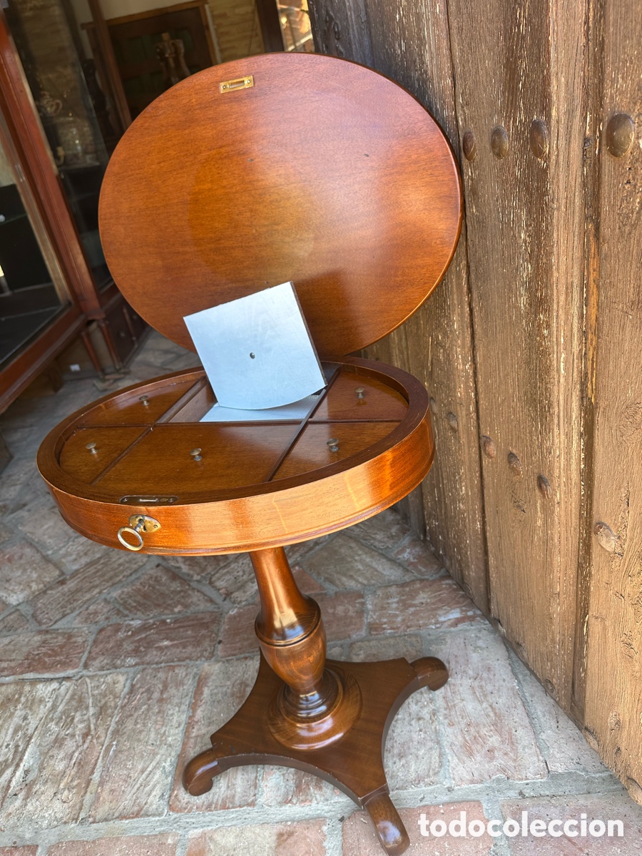 Vintage: Mesa auxiliar costurero - Foto 6