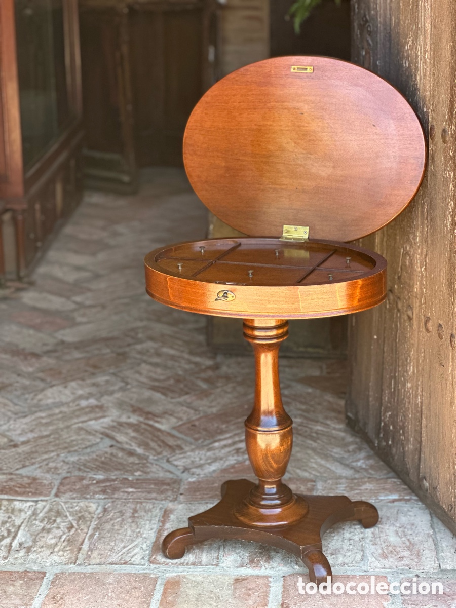 Vintage: Mesa auxiliar costurero - Foto 1