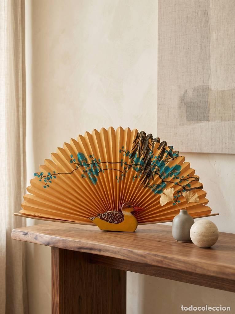 Vintage: ABANICO DECORATIVO PLEGABLE