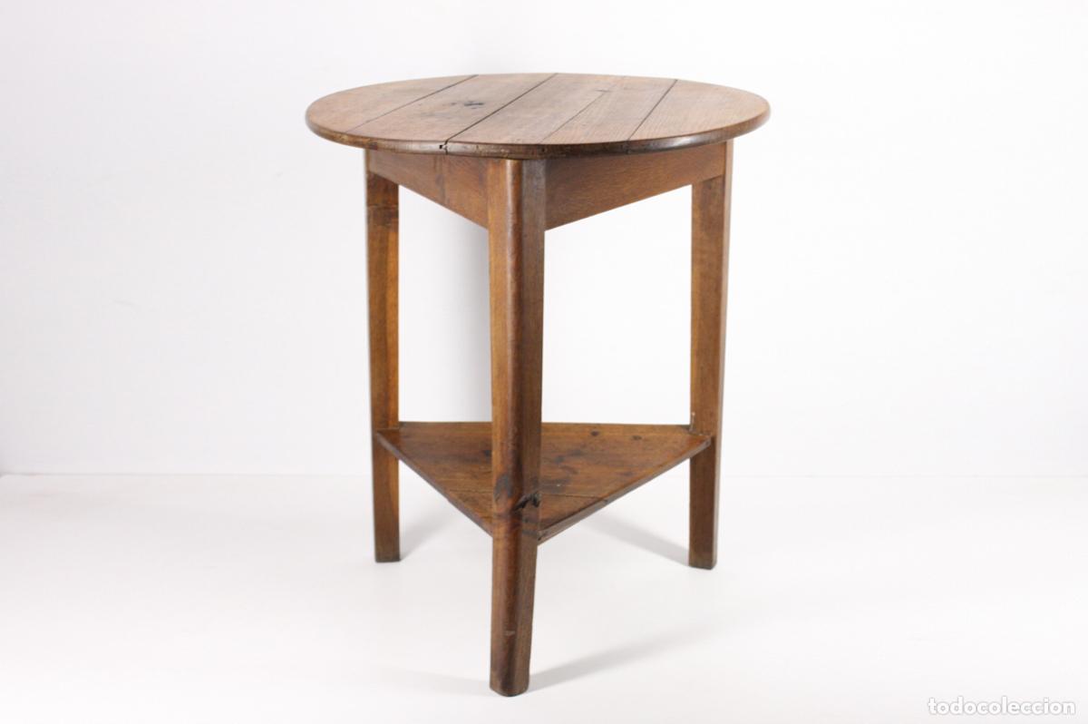 Vintage: mesa roble rustica antigua madera vintage a&ntilde;os 60