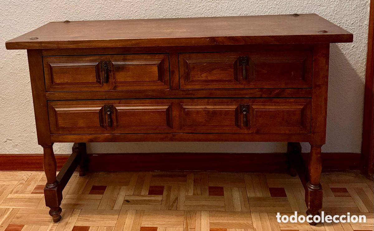 Vintage: Taquill&oacute;n castellano de madera