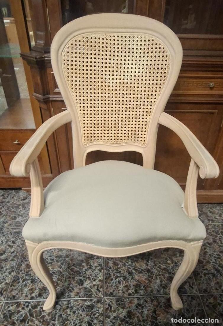 Vintage: SILLON MODELO 8I ISABELINA REJILLA PATA CURVA