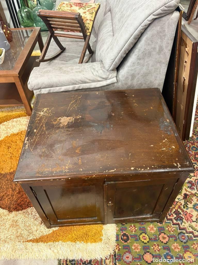Vintage: ANTIGUO INODORO DE MADERA - Foto 5