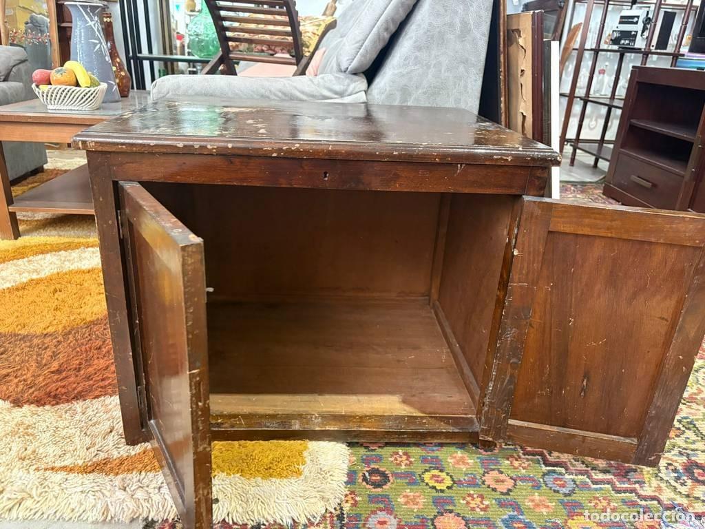 Vintage: ANTIGUO INODORO DE MADERA - Foto 6