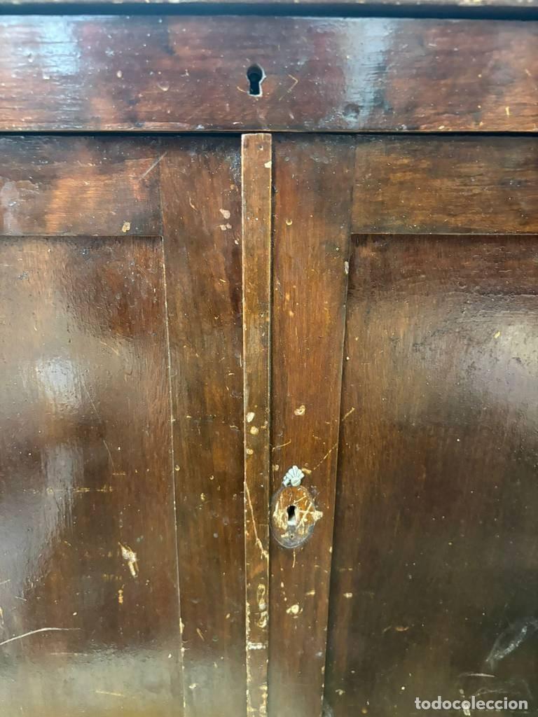 Vintage: ANTIGUO INODORO DE MADERA - Foto 9