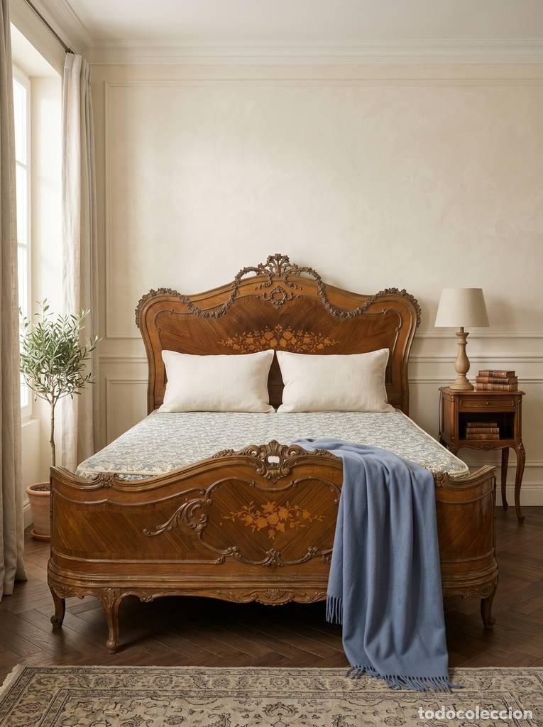 Vintage: ESTRUCTURA DE CAMA CL&Aacute;SICA