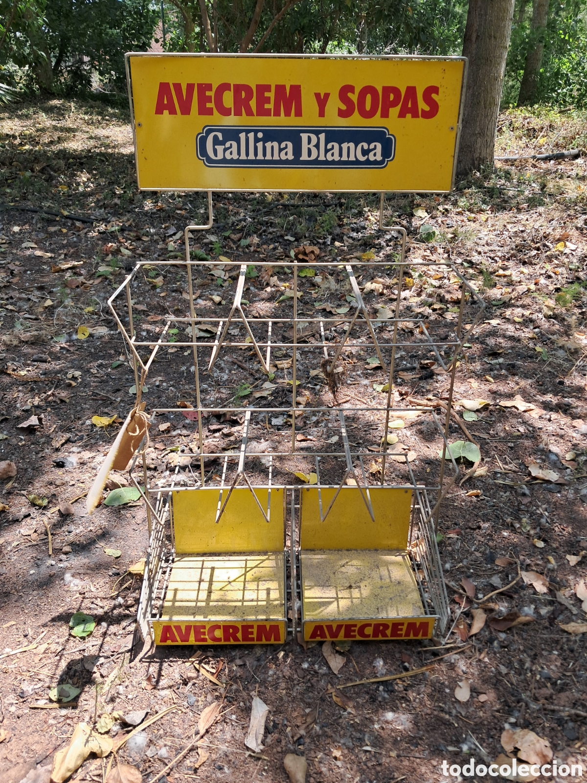Vintage: Estanter&iacute;a Avecrem antigua