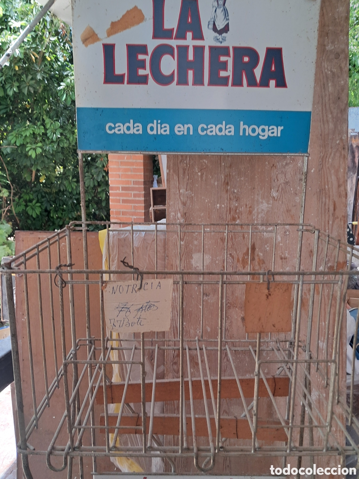 Vintage: Estanter&iacute;a antigua La Lechera - Foto 5
