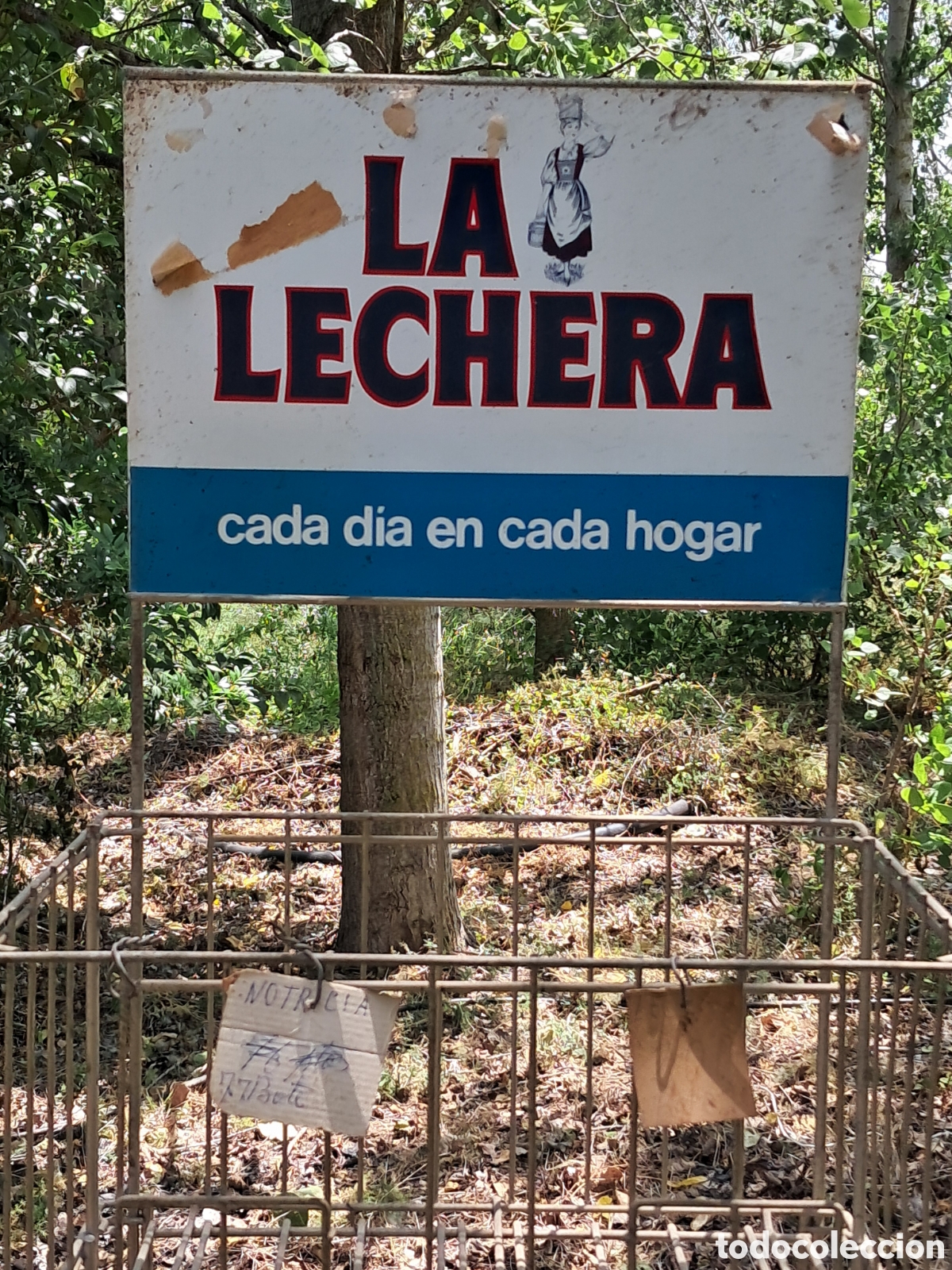 Vintage: Estanter&iacute;a antigua La Lechera - Foto 8
