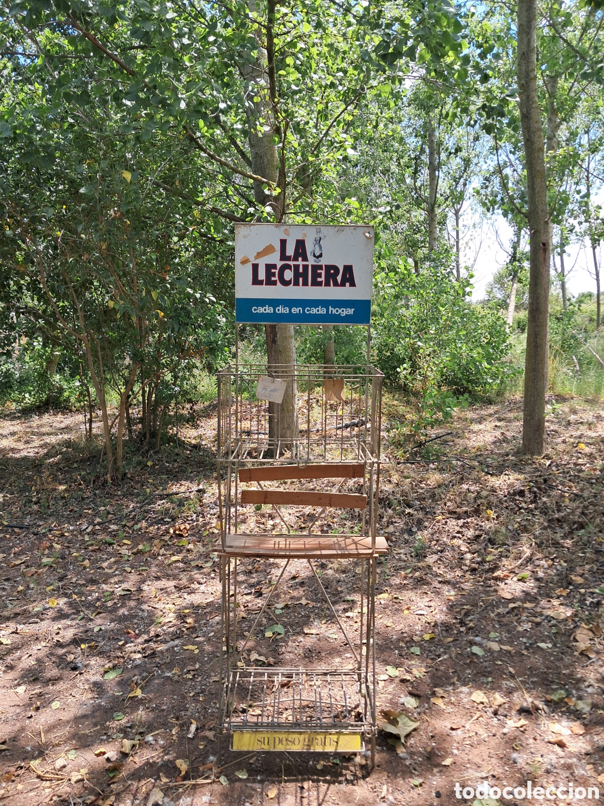 Vintage: Estanter&iacute;a antigua La Lechera - Foto 11