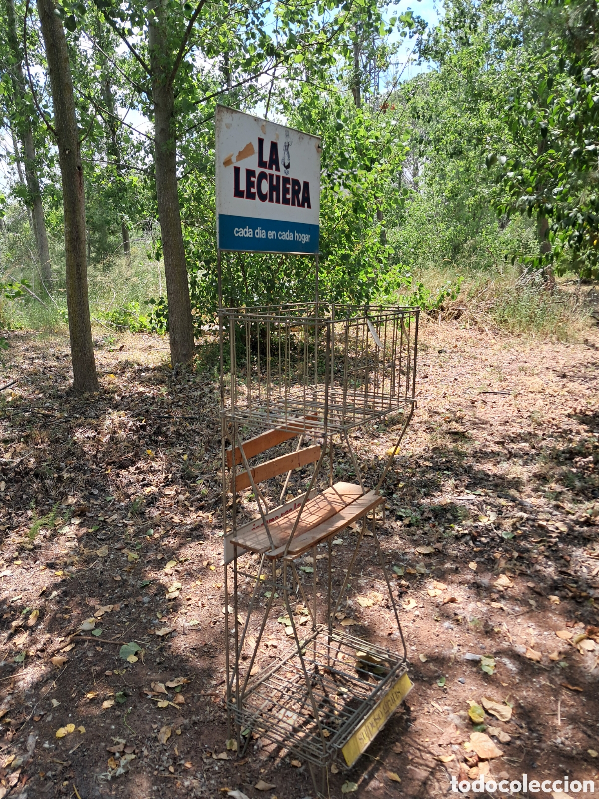 Vintage: Estanter&iacute;a antigua La Lechera - Foto 12