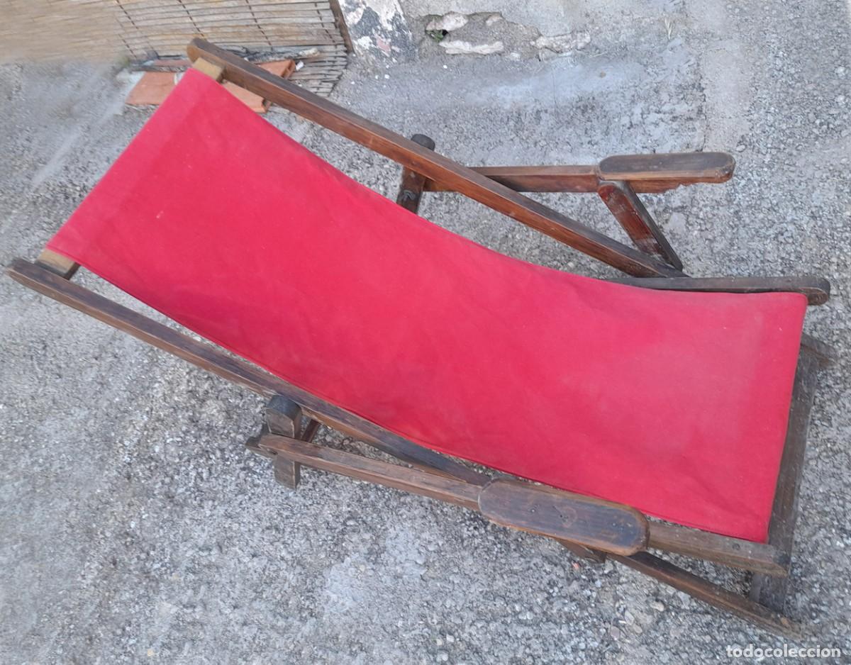 Vintage: Hamaca roja vintage, a&ntilde;os 60. - Foto 6