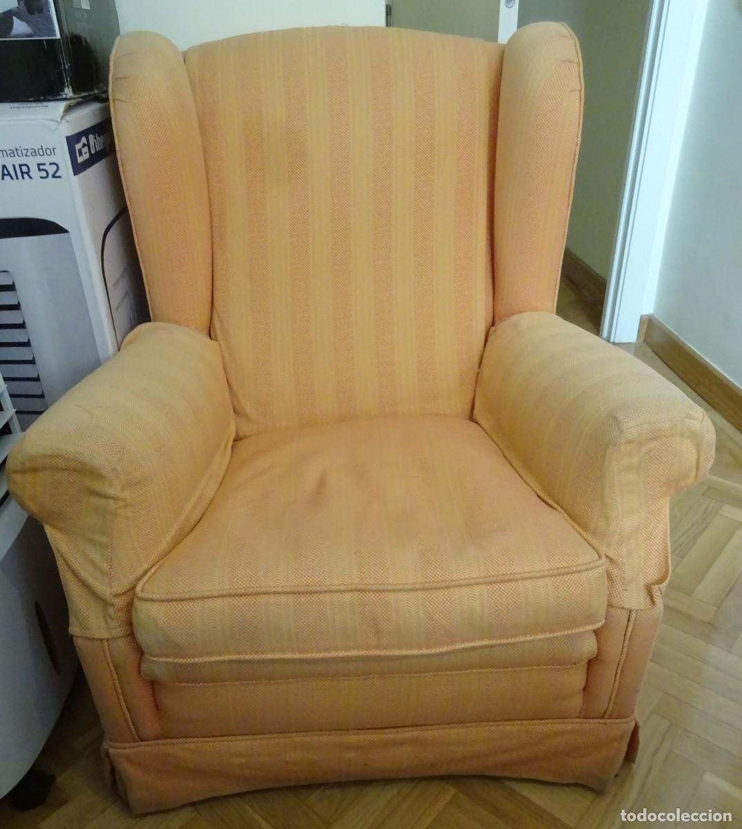 Vintage: SILL&Oacute;N OREJERO CL&Aacute;SICO A&Ntilde;OS 70, S&Oacute;LO ENTREGA PERSONAL EN MADRID