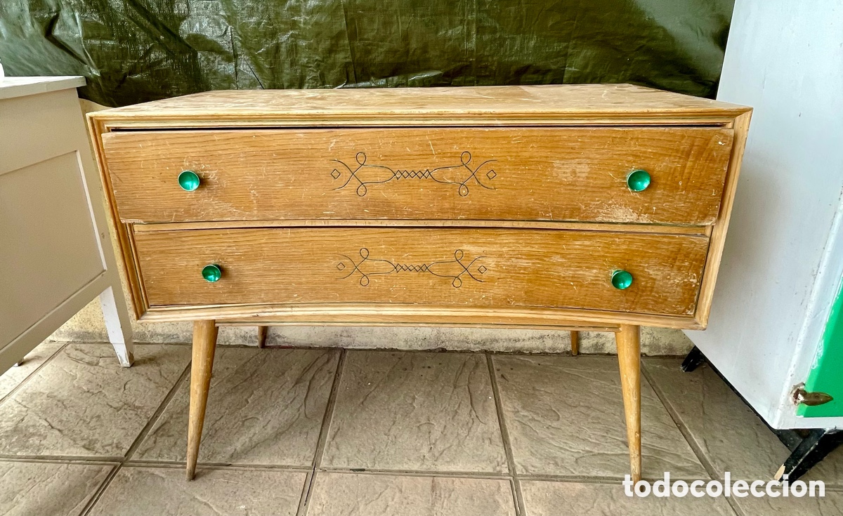 Vintage: Mueble c&oacute;moda vintage a&ntilde;os 50