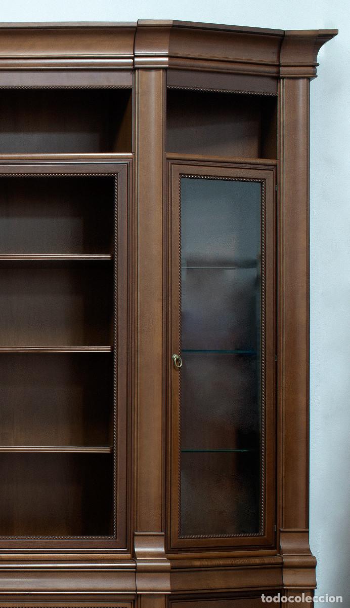 Vintage: Gran librer&iacute;a de cerezo modular. Dise&ntilde;o arquitect&oacute;nico - Foto 4