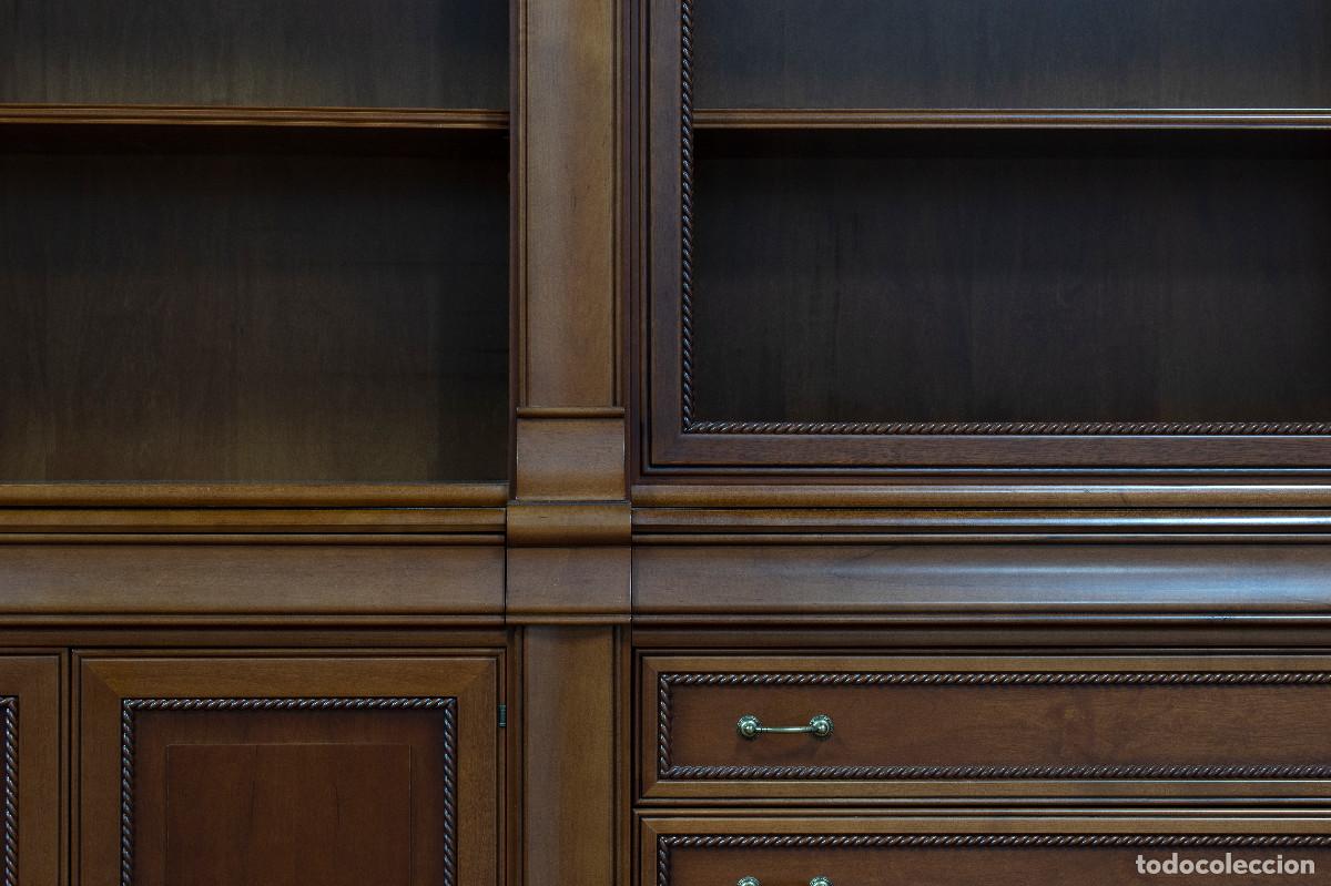 Vintage: Gran librer&iacute;a de cerezo modular. Dise&ntilde;o arquitect&oacute;nico - Foto 8