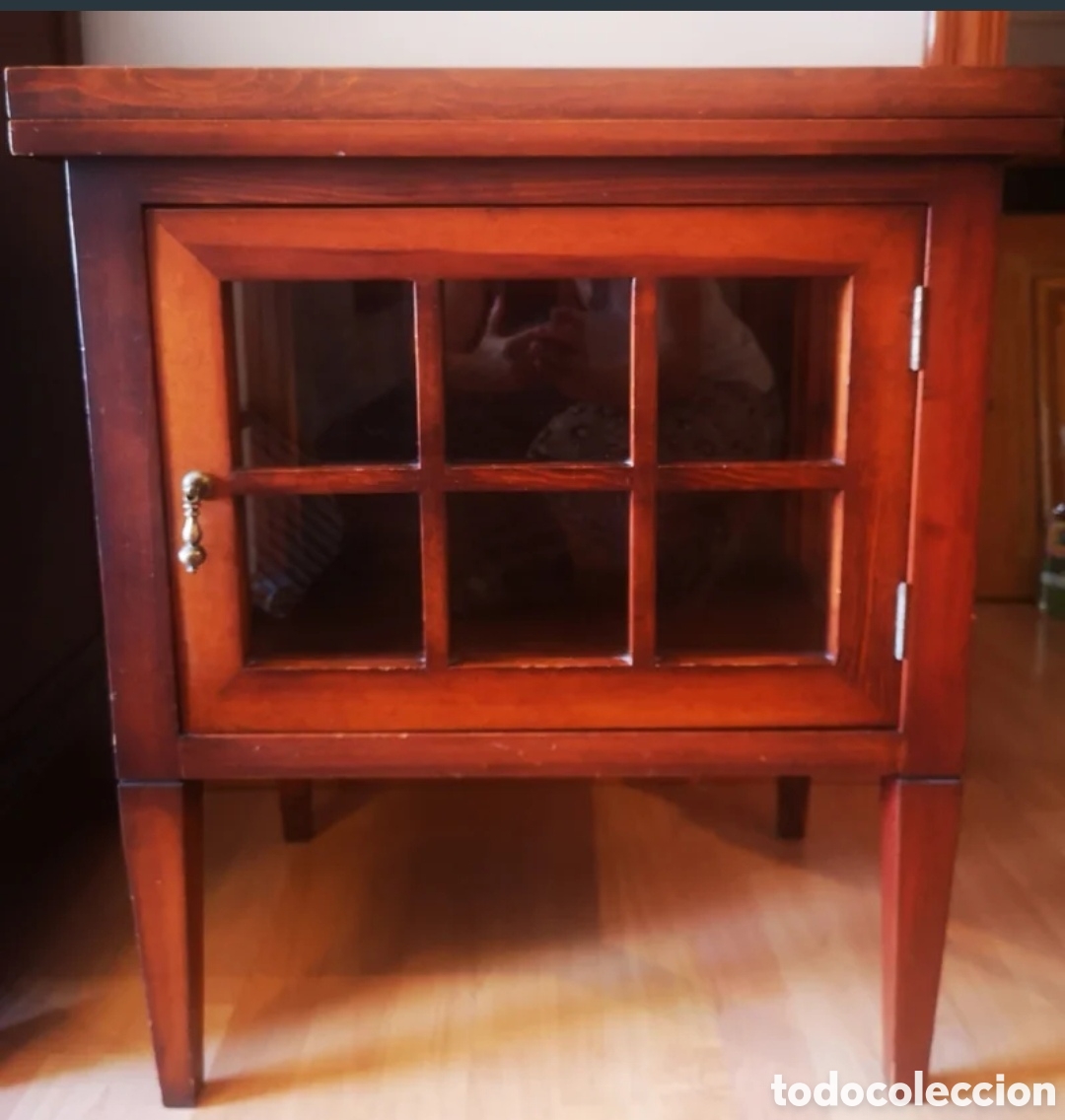 Vintage: Mueble expositor madera