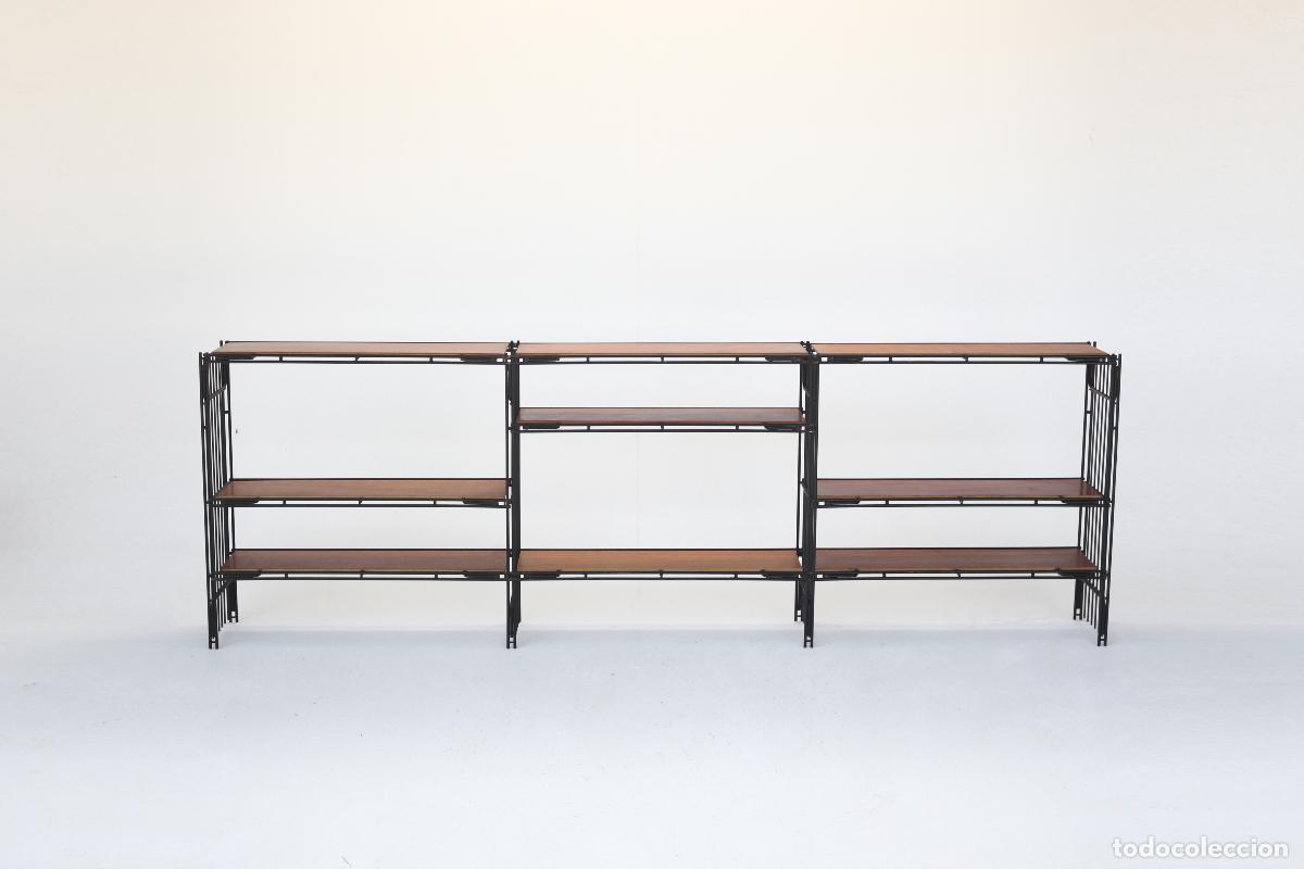 Vintage: Estanteria modular Multistrux multimueble madera negro Espa&ntilde;a 60s