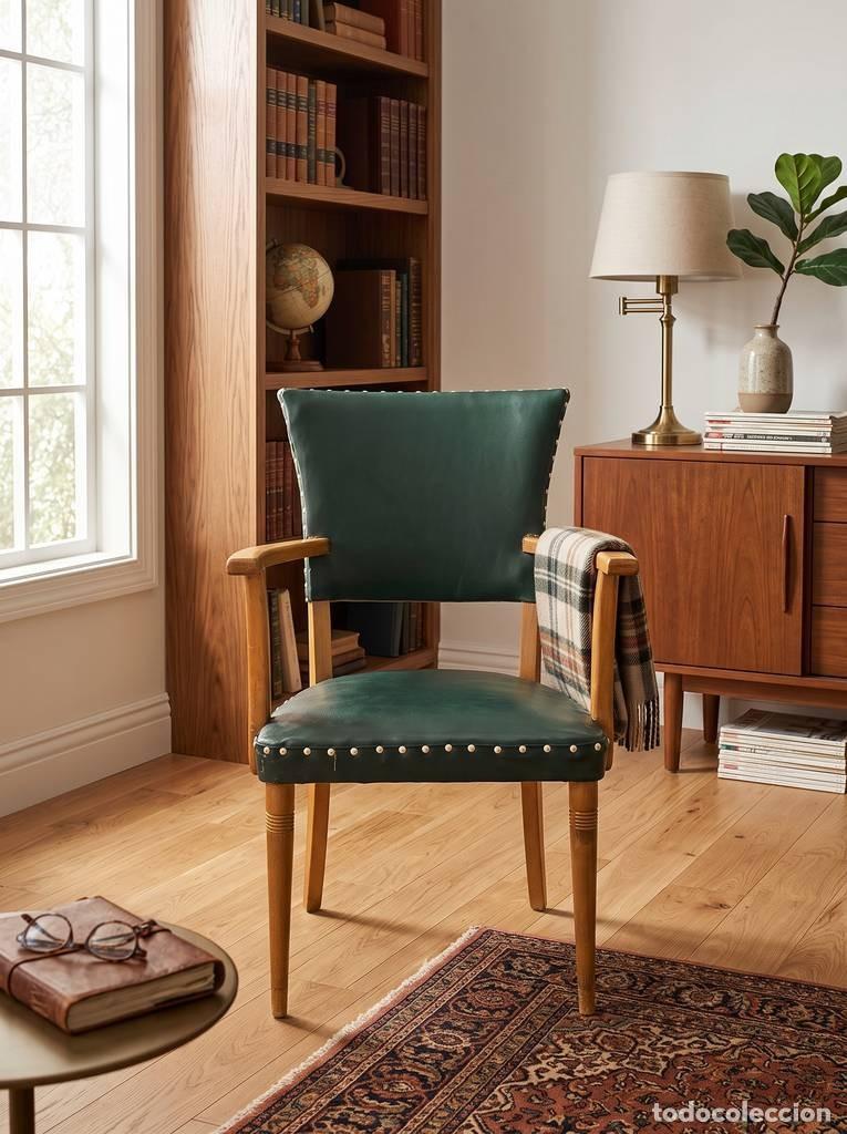 Vintage: SILLA COLOR VERDE... - Foto 1