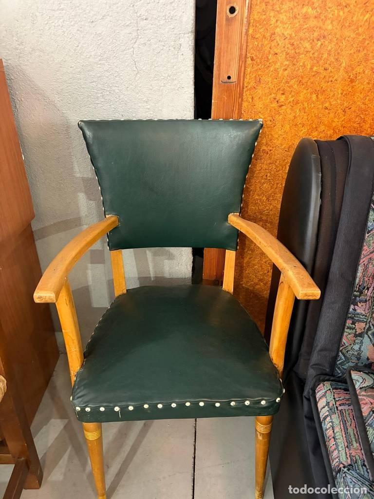 Vintage: SILLA COLOR VERDE... - Foto 2