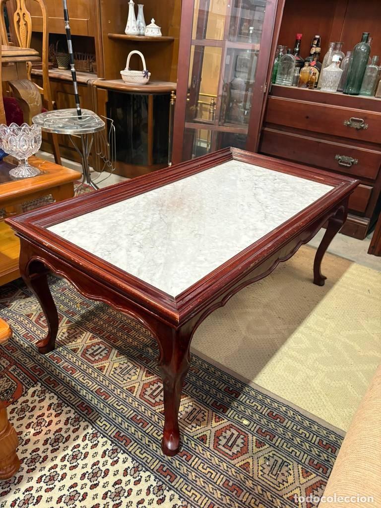 Vintage: MESA DE CENTRO DE M&Aacute;RMOL - Foto 2