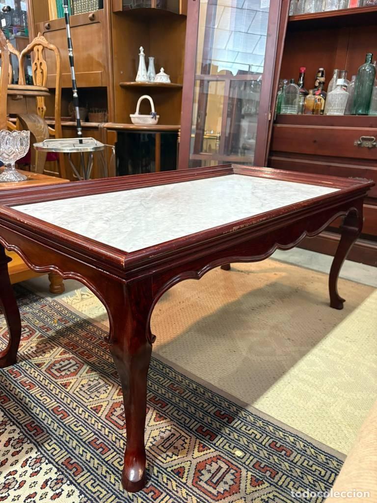 Vintage: MESA DE CENTRO DE M&Aacute;RMOL - Foto 3