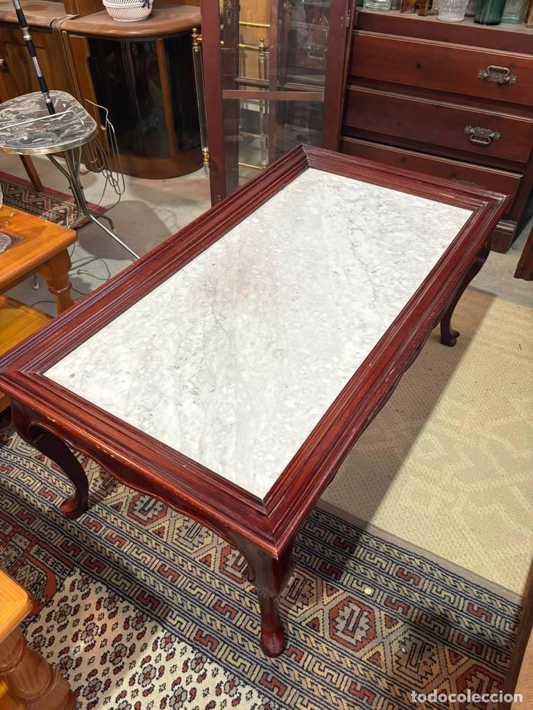 Vintage: MESA DE CENTRO DE M&Aacute;RMOL - Foto 4