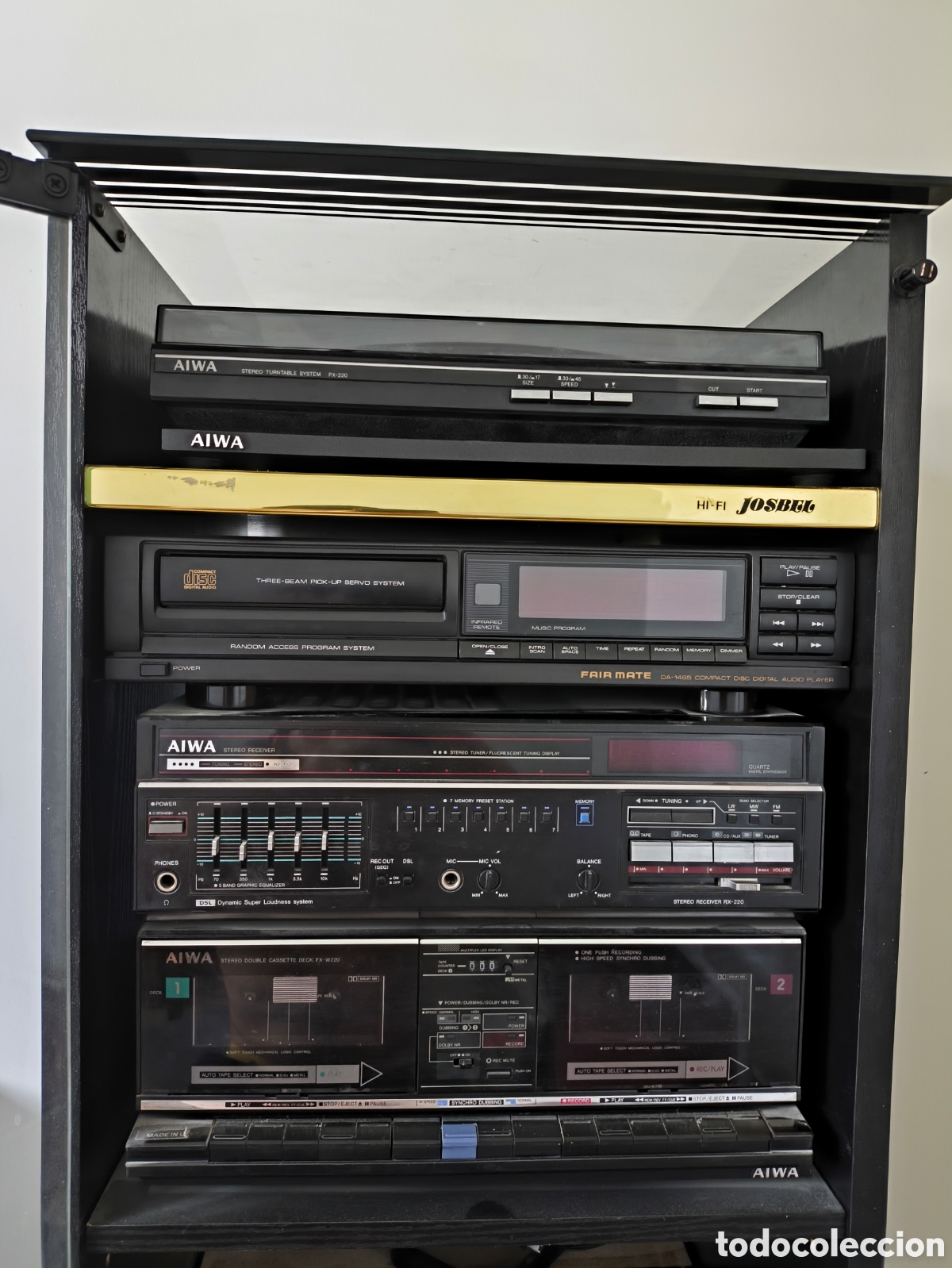 Vintage: Equipo de m&uacute;sica vintage AIWA
