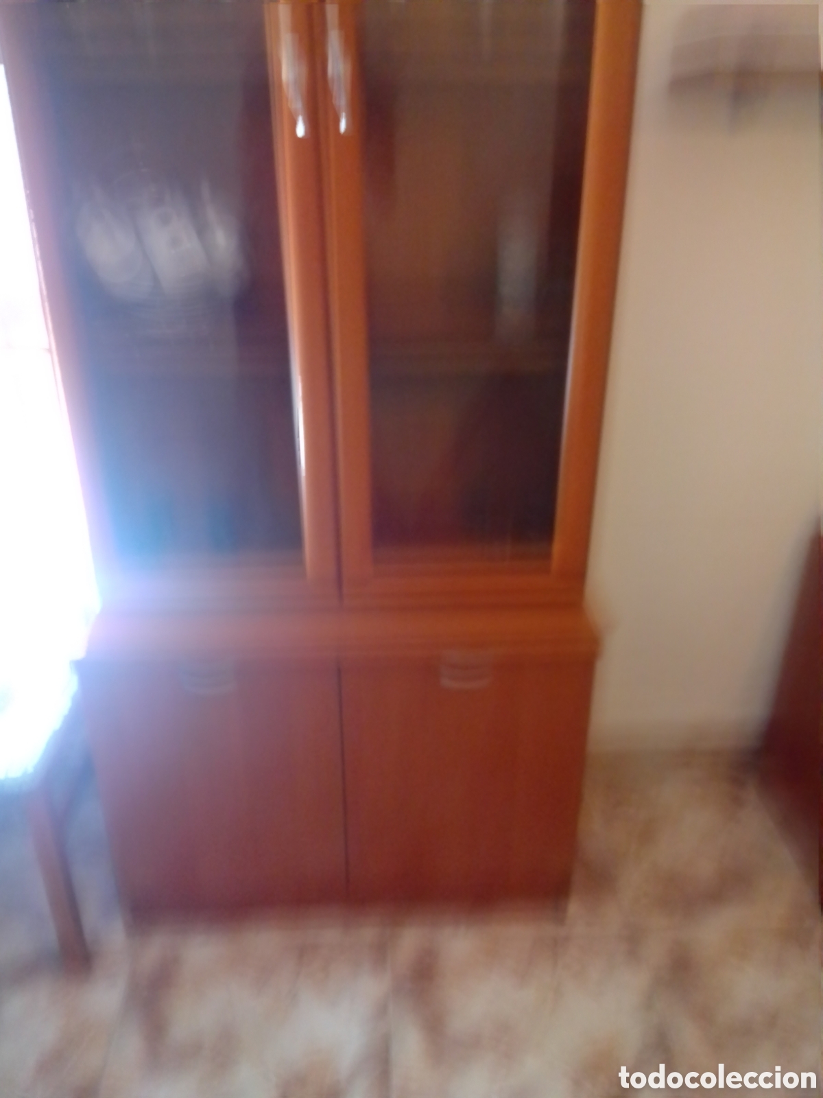Vintage: Estanter&iacute;a de madera y cristal - Foto 10