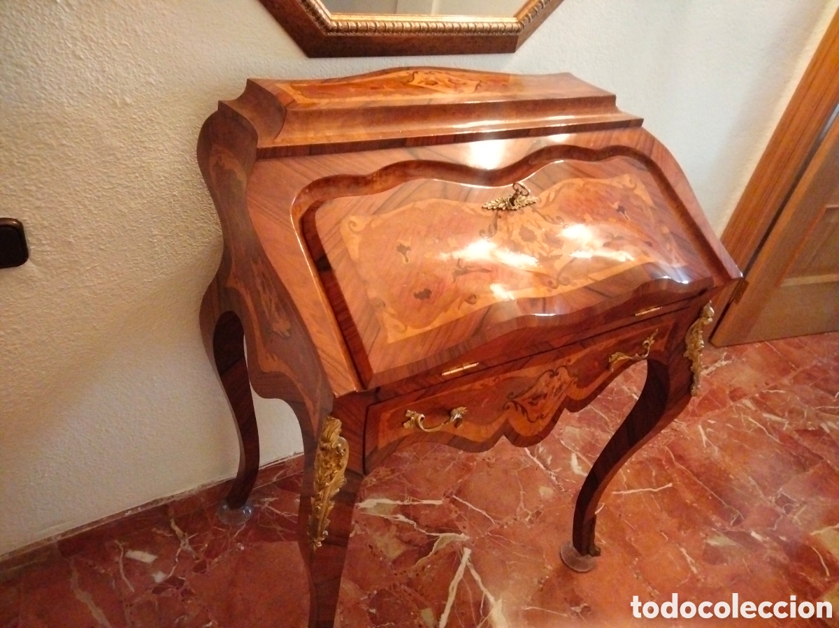 Vintage: Escritorio bur&oacute; estilo Luis XV. - Foto 3