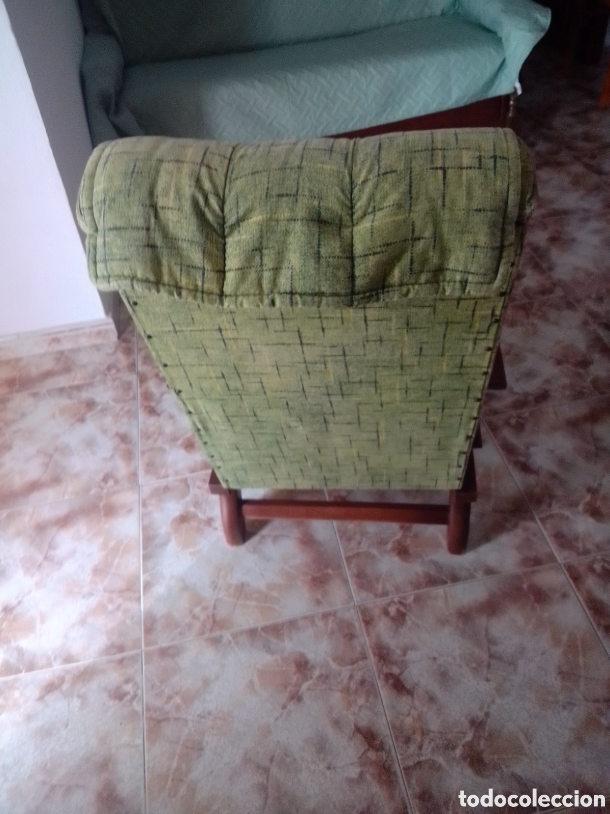Vintage: Silla mecedora antigua de madera - Foto 5