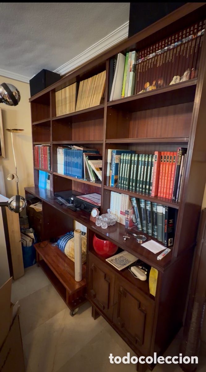 Vintage: Librer&iacute;a caoba maciza