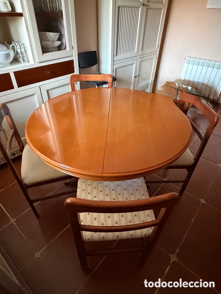 Vintage: Mesa comedor extensible + 4 sillas de regalo