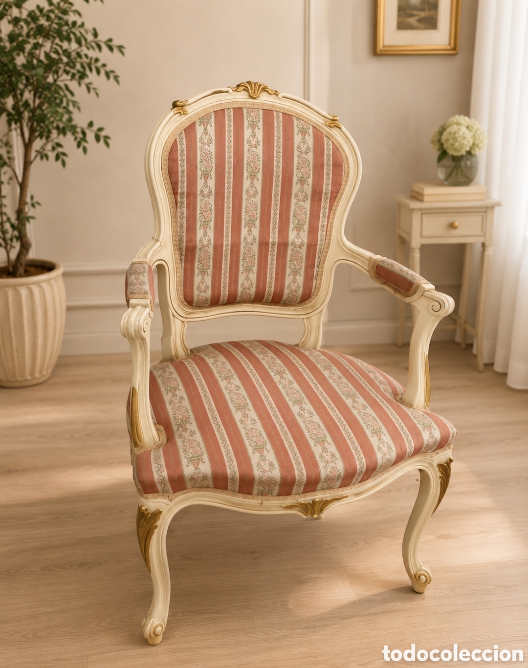 Vintage: Sill&oacute;n estilo Luis XVI
