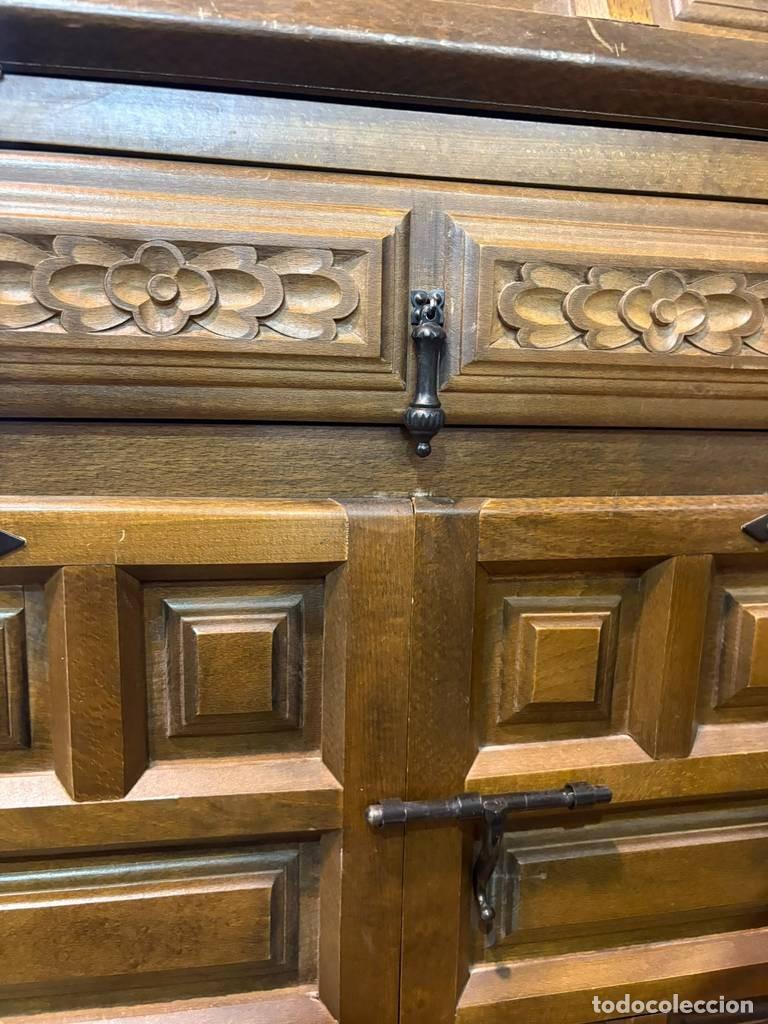 Vintage: ESCRITORIO SECRETER CASTELLANO - Foto 7
