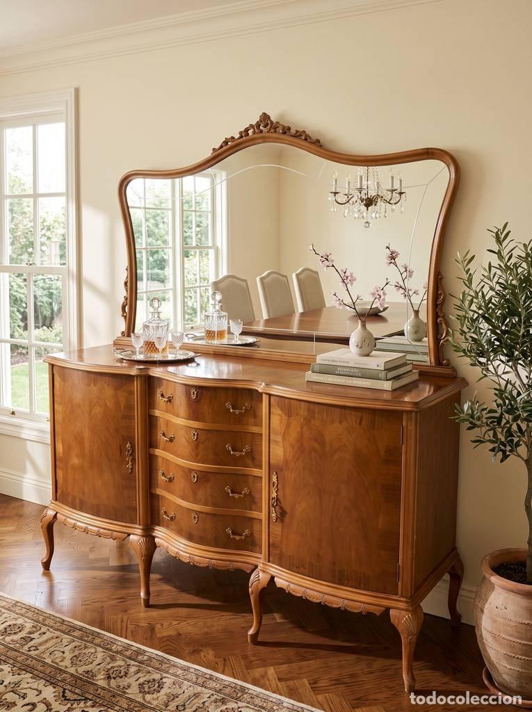 Vintage: MUEBLE CL&Aacute;SICO CON ESPEJO