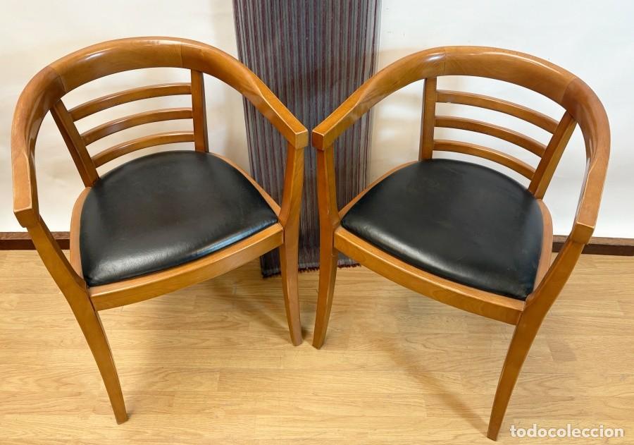 Vintage: Pareja de Sillones Semicirculares - Foto 5