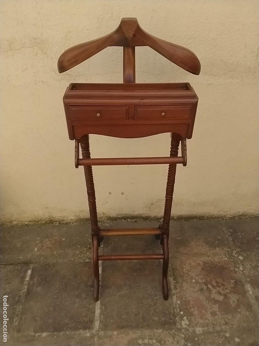 Vintage: GALAN DE NOCHE MADERA NUEVO SIN USO MUY BONITO