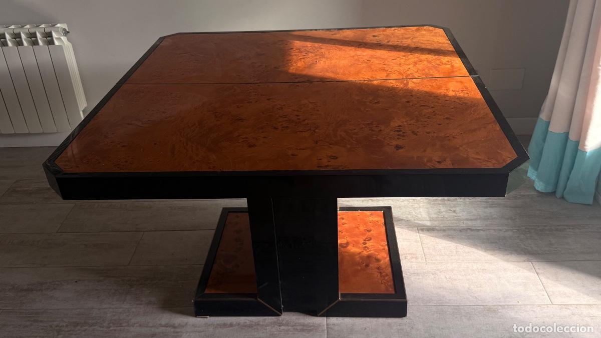 Vintage: Conjunto Mesa sal&oacute;n y comedor vintage estilo Hollywood Regency