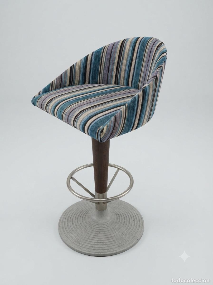 Vintage: Taburete giratorio vintage